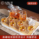 沽咚小茗 玻璃茶具套裝家用防燙帶過(guò)濾整套功夫茶具透明雙層玻璃花茶壺公道杯茶杯泡茶壺辦公會(huì)客高檔煮茶壺 鵝蛋款茶具九件套（茶壺+公道杯+茶漏+茶杯*6）