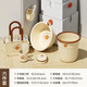KAMAN開(kāi)學(xué)必備宿舍用品大學(xué)生洗漱套裝住校牙杯臉盆高中生寢室洗澡用品 六件套【90%大學(xué)生選擇】