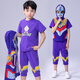 ULTRAMAN衣服正版男童夏季短袖三件套套裝2025新款賽羅超人童裝蜘蛛俠兒童 【升級版特利迦】三件套 120 cm