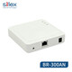 希來凱思技術（Silex Technology）BR-300AN無線網(wǎng)橋16臺設備有線轉(zhuǎn)無線網(wǎng)絡服務器2.4G/5G雙頻WiFi企業(yè)級安全千兆網(wǎng)絡 BR-300AN（主機+電源適配器）