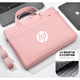 惠普HP星Book Pro14電腦包輕薄辦公筆記本電腦包14/15.6英寸單肩 粉紅色hp白標 +同色肩帶 14英寸