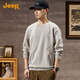 JEEP吉普重磅高端衛衣男士2025秋冬寬松潮流衛衣休閑男裝運動(dòng)長(cháng)袖上衣