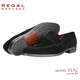 REGAL麗格T17C BA23一腳蹬皮鞋時(shí)尚休閑皮鞋圓頭男士反絨正裝皮鞋 BS(黑色) 42