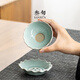 叁旬汝窯茶濾開(kāi)片冰花釉茶葉過(guò)濾器泡茶濾網(wǎng)茶具茶海配件茶隔茶漏 汝瓷冰花釉【茶濾】
