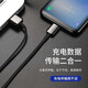 trendsetter適用三星充電器頭快充s8/s9/s10/+/a51/note9/8/7數據線(xiàn)套裝 快充數據線(xiàn)（黑）