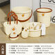 KAMAN開(kāi)學(xué)必備宿舍用品大學(xué)生洗漱套裝住校牙杯臉盆高中生寢室洗澡用品 熱賣(mài)八件套【女生必選】