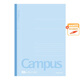 國譽(KOKUYO)無線裝訂本Campus筆記本子膠裝本·經(jīng)典新系列 8mm橫線 A4/40張/本 5本藍色 WCN-CNB2410