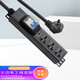 復龍大功率32A8000WPDU機柜插座工業(yè)軌道工作臺測試架接線(xiàn)板空開(kāi)保護防過(guò)載工程定制用排插座 32A 3位 16A4平方線(xiàn)2米