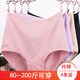 胖媽媽內褲女全棉純棉底檔大碼中老年人女士短褲加肥加大號內褲寬松 3311【組合1】2條豆粉色+紫色+黑色 6XL(180-200斤)