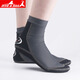 DIVE&SAIL3MM加厚潛水襪 防滑防珊瑚防刮保暖浮潛襪海島沖浪沙灘襪 氯丁+萊卡款DS013灰色 L