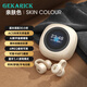 GEKARICK品牌新款藍牙耳機夾耳式藍牙5.4智慧屏可觸控無(wú)線(xiàn)氣骨傳導藍牙耳機0.06s超低延遲HIFI音效 【米白色】藍牙5.4+ACS全景音