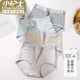 小護(hù)士?jī)?nèi)衣官方店 女士?jī)?nèi)褲棉質(zhì)高腰加大碼寬松三角短褲條紋內(nèi)褲禮盒裝 混色* 4條 XL 175/105 大碼（2尺3-2尺7）