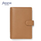 Filofax記事本英國進(jìn)口荔枝紋真皮活頁(yè)筆記本手帳本商務(wù)辦公Norfolk諾?？讼盗蠥6杏仁色022633
