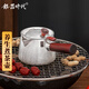銀器時代側(cè)把壺銀壺純銀999泡茶壺多功能大容量家用煮茶壺茶具側(cè)把銀茶壺 錘紋款540克+證書 580ml