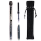 白金（PLATINUM）Preppy 03 PPQ-200彩色墨水筆 鋼筆 銀色尖 黑色（鋼筆+吸墨器+護(hù)筆袋） 1支