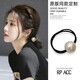 BARY REEF日韓簡(jiǎn)約基礎(chǔ)大珍珠皮筋女2024新款氣質(zhì)扎頭發(fā)繩頭繩高彈力發(fā)飾品 白色珍珠頭繩
