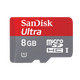 閃迪Sandisk TF卡 8G Class10高速存儲卡 手機內(nèi)存卡 行車記錄儀 小卡 白卡小盒裝