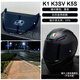 摩之星適用AGV/K1/K1S鏡面K5S K3SV鏡片K5防霧日夜通用電鍍夜視極光機車 K1/K3SV/K5S黑茶