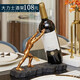 初見(jiàn) 創(chuàng  )意歐式紅酒架擺件喬遷新居禮品酒柜裝飾品現代簡(jiǎn)約酒瓶壁架子 古銅色人物酒架擺件