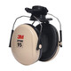 3M 耳罩 H6P3E 掛安全帽式 降噪低音低噪 工廠(chǎng)車(chē)間 輕薄型頭盔 ws 全黑色 均碼