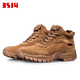 神行太保際華3514新款冬季男士反絨棉靴 冬奧特供保暖靴 褐色 41