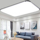 LED客廳燈 吸頂燈 臥室燈 燈具照明 方燈圓燈 客臥套餐組合 薄110*70cm無極96W（30-38平） 銀色邊框