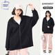 JEANSWEST CLUB真維斯輕薄外套女開(kāi)衫衛衣春季新款連帽牛奶絲拉鏈運動(dòng)風(fēng)長(cháng)袖上衣