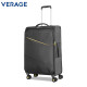 维丽杰（verage）超轻防水牛津帆布拉杆行李箱小型大容量万向轮登机旅行商务箱子男 碳深灰 20英寸【约重1.6KG】