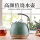 思迪樂（CiDyLo）YK880C電水壺英式家用電熱水壺304不銹鋼自動斷電1.8L 暗夜綠色