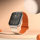 炫戴適用oppowatch3/3Pro磁吸回環(huán)表帶watch4Pro運動(dòng)手表oppo watch x2/se表帶硅膠46mm配件夏防水男女 磁吸回環(huán)表帶-星光橙 適用：OPPOWtach3Pro表帶+