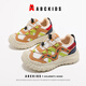 ABC KIDS兒童運動(dòng)鞋秋冬童鞋男童女童戶(hù)外網(wǎng)面跑步鞋3528白/黃色28