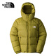 The North Face北面羽絨服女戶外保暖高蓬鵝絨7QVV 綠色/ECJ M