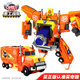 咖寶車(chē)神重工戰隊男孩變形汽車(chē)卡車(chē)玩具兒童禮物一體閃變神勇邦達