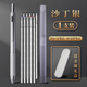 黑科技重力感應(yīng)筆多功能金屬中性筆四合一自動(dòng)鉛筆學(xué)生用商務(wù)多色筆黑色0.5簽字筆按動(dòng)筆紅藍(lán)黑金屬 【沙丁銀】+10支感應(yīng)筆芯+20支鉛筆芯+金屬筆盒