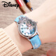 迪士尼兒童手表女款學(xué)生小學(xué)生女孩女童中學(xué)生初中生女生冰雪奇緣夜光表