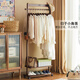 那瀾多好全實(shí)木落地衣帽架可移動(dòng)內衣盒鞋盒收納架進(jìn)門(mén)玄關(guān)臥室掛包掛衣架 【新品】可移動(dòng)衣帽架-小號