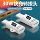 原奘  適用蘋果16/15充電轉(zhuǎn)接頭 iPhone16/15 14 13 12 11 lightning轉(zhuǎn)typec母轉(zhuǎn)公數(shù)據(jù)線轉(zhuǎn)換器快充 B款【帶鑰匙扣孔位】充電轉(zhuǎn)接頭