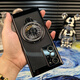 鑒百伊 解壓陀螺支架適用三星Note20 Ultra手機(jī)殼電鍍新款網(wǎng)格散熱殼Note20高級(jí)感超薄防摔 【經(jīng)典黑】金陀螺旋轉(zhuǎn)支架*電鍍網(wǎng)格*自帶鏡頭膜 三星Galaxy Note20 Ultra