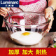 樂美雅（Luminarc） 進口玻璃碗玻璃盆大號和面盆家用打蛋碗耐熱揉面盆加深拌餡洗菜 口徑28cm