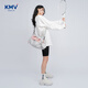KMV運動健身包女包小干濕分離斜跨短途旅行袋游泳收納訓(xùn)練 灰粉色 18L 健身版中號