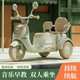 貝特萌兒童電動(dòng)車摩托車可坐兩人1-3-6歲男女寶寶充電玩具車雙人三輪車 頂配+綠色+雙驅(qū)+遙控+12V大電瓶