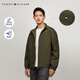 Tommy Hilfiger【出走都市】秋冬男裝防風(fēng)防水戶(hù)外休閑運動(dòng)立領(lǐng)夾克外套 軍綠色RBN M （推薦：135-150斤）