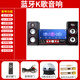 SAST 先科音響家用K歌超重低音炮手機無(wú)線(xiàn)藍牙臺式機電腦音箱客廳電視  官方標配+彩燈+2個(gè)金色無(wú)線(xiàn)麥 