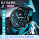 幸運(yùn)石（XINGYUNSHI）初音未來(lái)手表鏡音雙子周邊V家miku周年應(yīng)援六針石英表二次元?jiǎng)勇?初音未來(lái)-序曲六針石英手表 官方授權(quán)