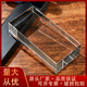 FANCYCHIC玻璃磚 水晶磚玻璃磚方形透明玻璃隔斷墻背景墻吧臺(tái)精磨玻璃磚幕 高透精磨磚 200*100*50mm（不包運(yùn)輸費(fèi)）