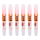 晨光MF5301彩色熒光筆米菲香味熒光筆螢光筆彩色筆6色學(xué)生用標記筆糖果色一套劃寫(xiě)重點(diǎn)記號筆粗細頭 橙色 6支