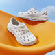 斯凱奇（Skechers）洞洞鞋男 時尚簡約舒輕便舒適透氣休閑鞋子 243240-OFWT 42