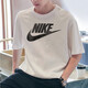耐克（NIKE）短袖男 2025年夏季運(yùn)動透氣體恤休閑半袖圓領(lǐng)純棉T恤男 AR5005-101/經(jīng)典款黑勾/力薦 XL