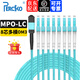 PERCKO  MPO-MPO光纖跳線(xiàn)MPO轉LC多模光纖OM3/OM4萬(wàn)兆40G/100G兼容MTP母頭B級性8/12/24芯可定制SC/FC/ST 8芯MPO-LC（40G OM3) 1米