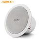 獅樂(lè ) （SHILE）定阻吸頂喇叭8英寸會(huì )議室吸頂音響 嵌入式會(huì )議喇叭套裝組合天花背景音樂(lè )系統 BX-308一只